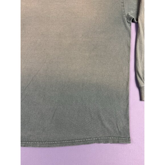 Rare Vintage Y2K Olive Forest Green Faded Longsleeve Shirt XL Streetwear Hype - Picture 6 of 15